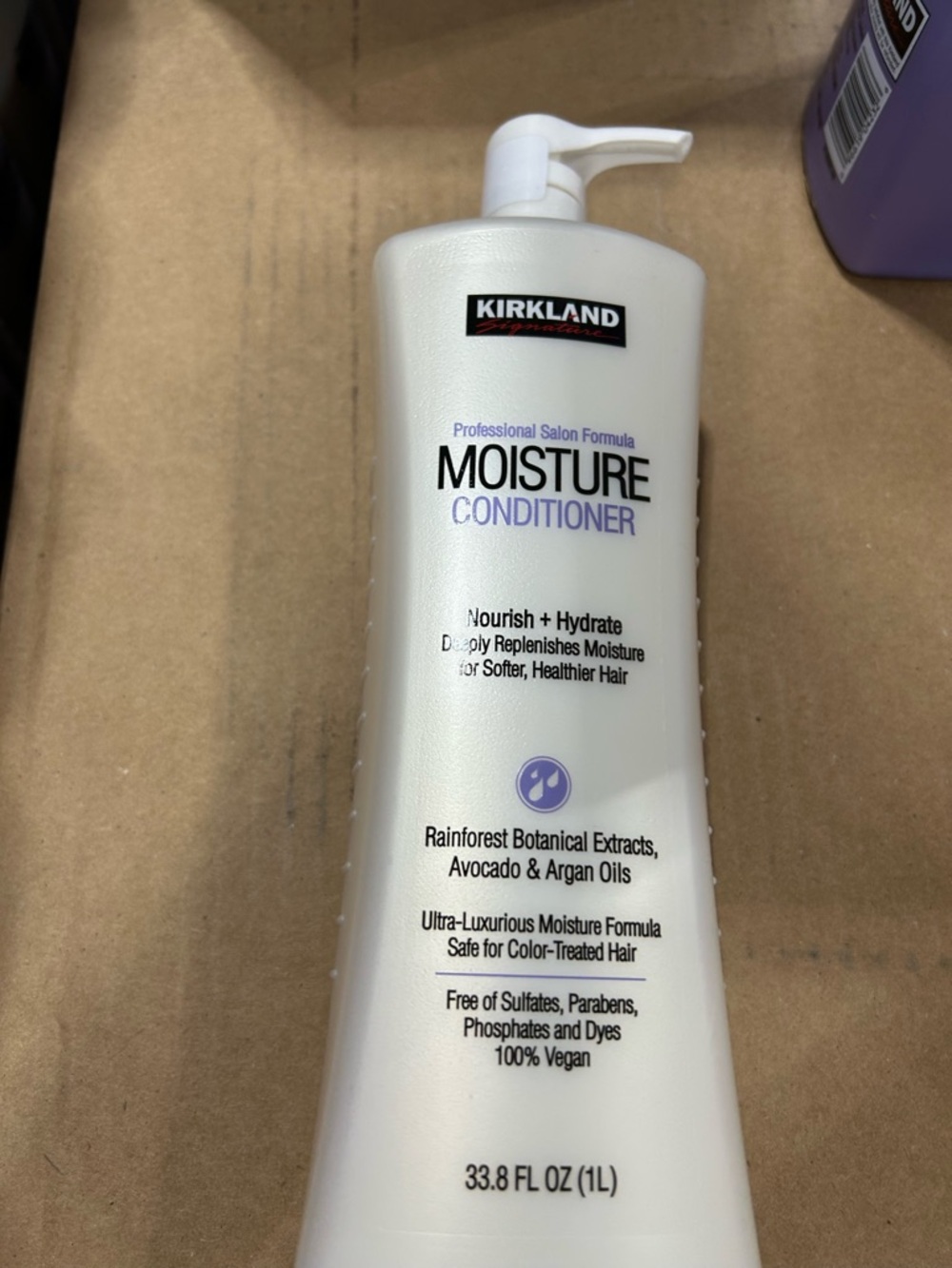 Kirkland Signature Moisture Conditioner - avocado and argan oils